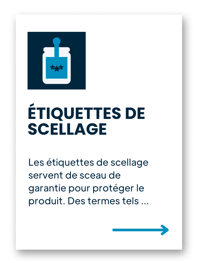 ÉTIQUETTES-DE-SCELLAGE