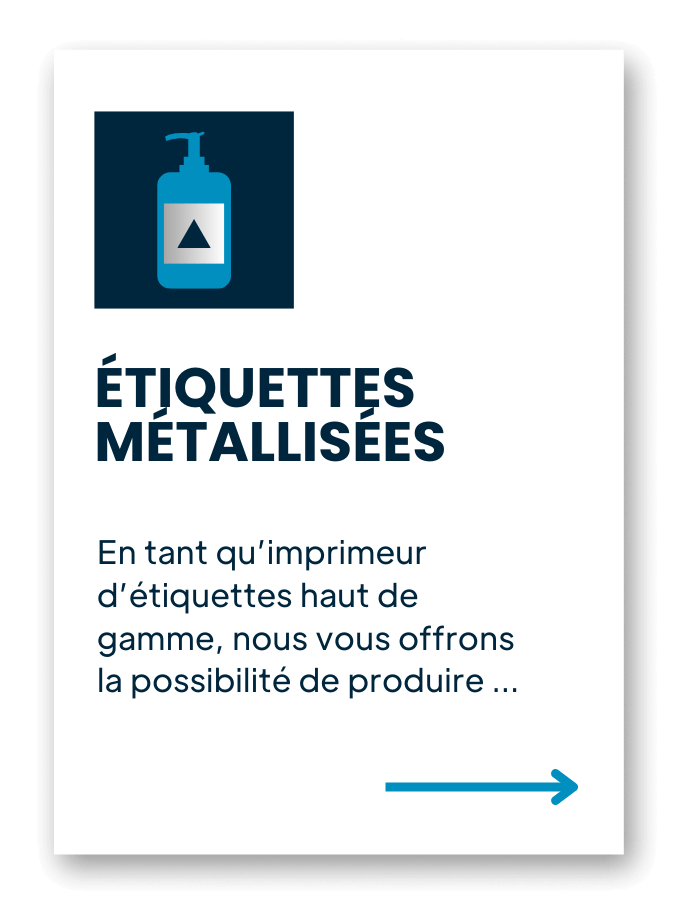 ÉTIQUETTES-MÉTALLISEES