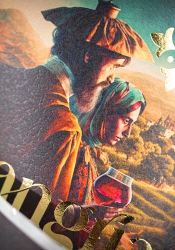 Étiquettes-de-vin-avec-dorure-à-chaud-Sangria