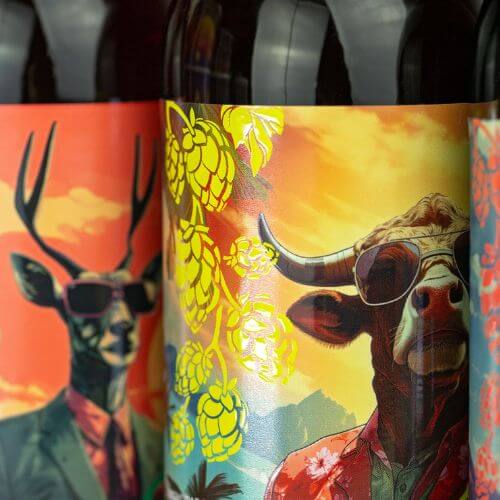 Étiquettes-pour-bière-avec-vernis-sélectif-digital