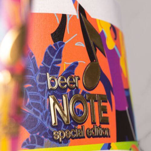 Gaufrage-en-relief-étiquette-bière-détail