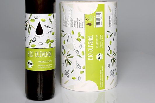 étiquette huile d'olive