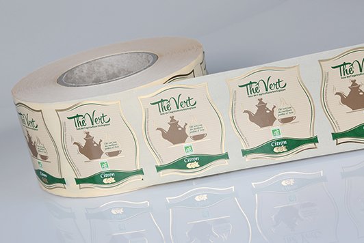 étiquette sachet de thé