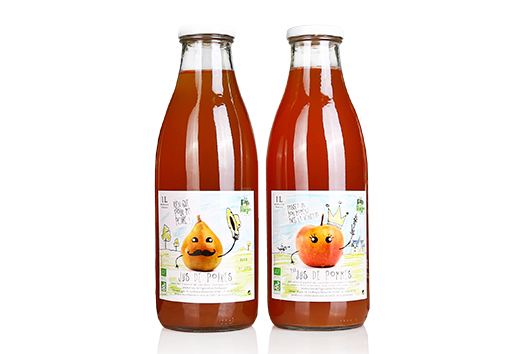 étiquettes bouteilles boissons