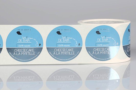 étiquettes en rouleaux